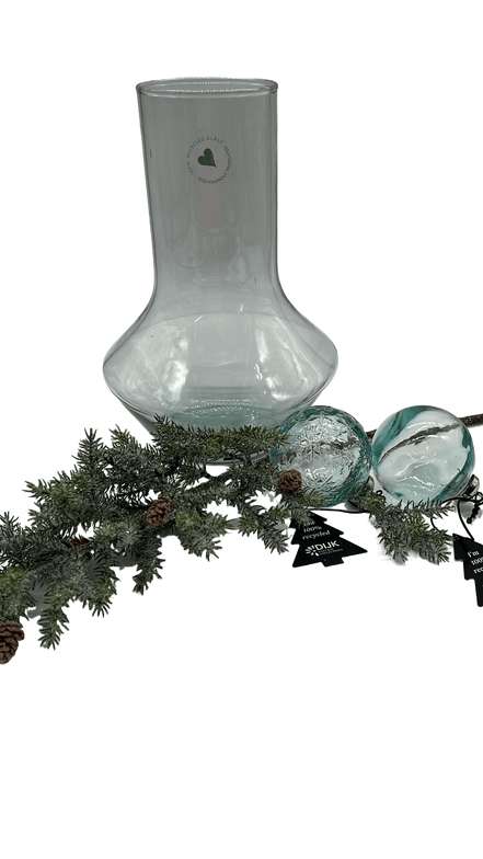 Weihnachtskugeln aus recycletem Glas mit Muster - Konceptpunkt Home, Deko und mehr …
