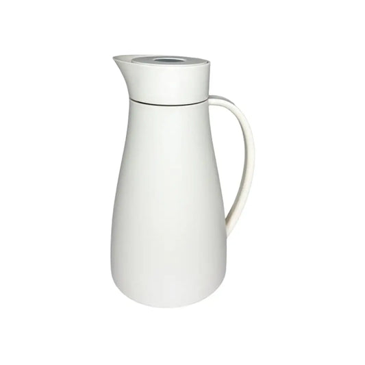 Weiße isolierte Kaffeemaschine 1l
