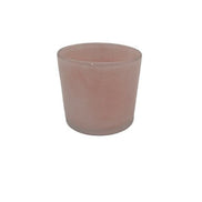 Windlicht Glas Rosa B- Living
